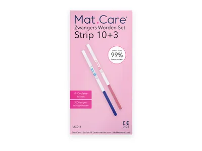 Mat Care Zwanger worden set Strip 10 ovulatietesten + 3 zwangerschapstesten
