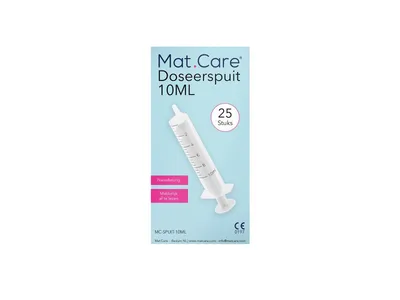 Mat Care Spuit 10ml - 25 stuks