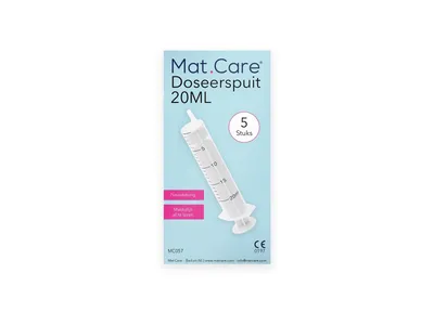 Mat Care Spuit 20ml  - 5 stuks