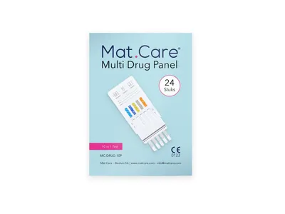 Mat Care Multi Drug Test 10 parameters - 24 testen
