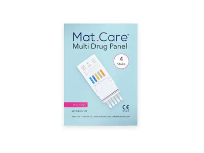 Mat Care Multi Drug Test 10 parameters - 4 testen
