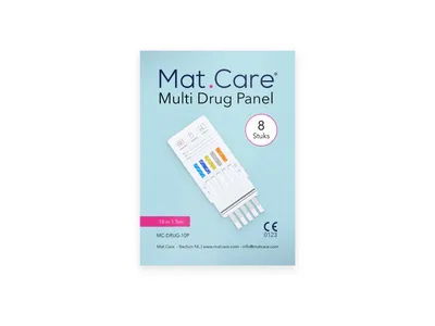 Mat Care Multi Drug Test 10 parameters - 8 testen
