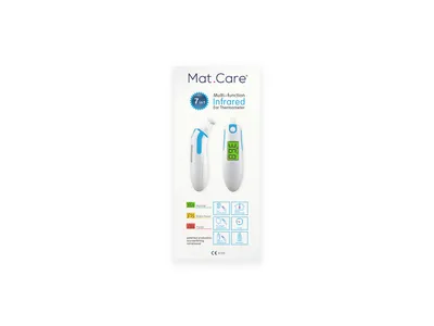 Mat Care infrarood voorhoofd- en oorthermometer