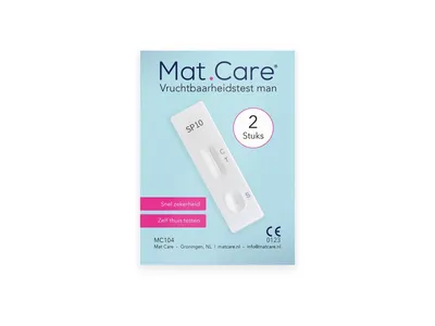 Mat Care vruchtbaarheidstest man - 2 testen
