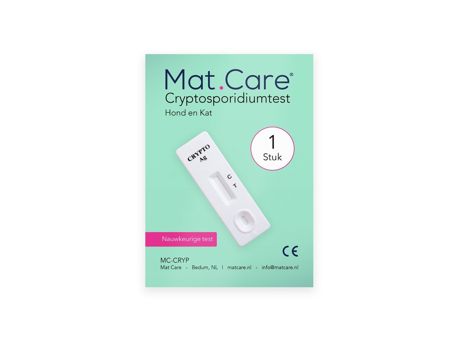 Mat Care Cryptosporidiumtest voor Honden en Katten - 2 testen - Afbeelding 1 van 2