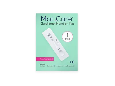 Mat Care Giardiatest voor Honden en Katten - 1 test