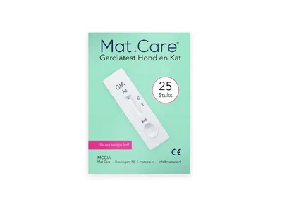 Mat Care Giardiatest voor Honden en Katten - 25 testen