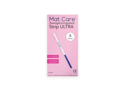 Mat Care Vroege Zwangerschapstest Strip Ultra - 6 testen