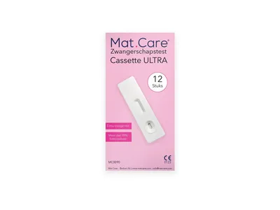 Mat Care Vroege Zwangerschapstest Cassette Ultra - 12 testen