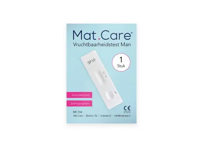Mat Care vruchtbaarheidstest man - 1 test